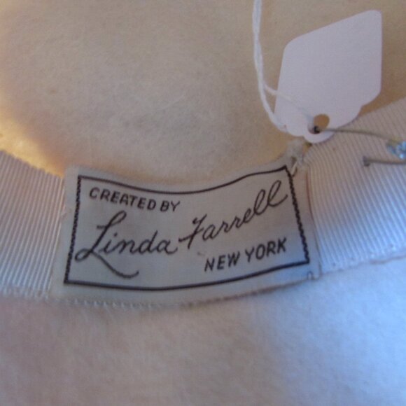 Mid Century Cloche in Cream Felt with Silver Tone Beading main image 6